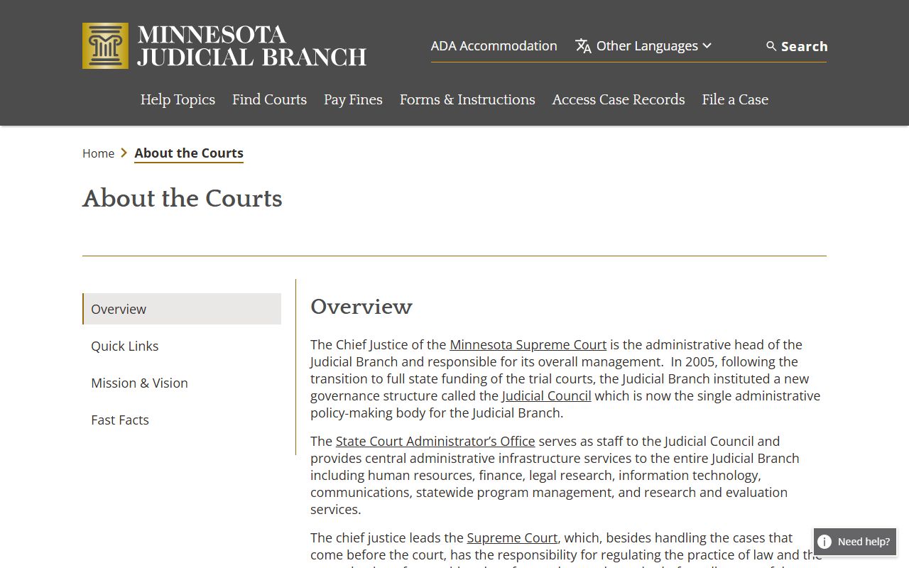 Douglas County Court records Minnesota court structure