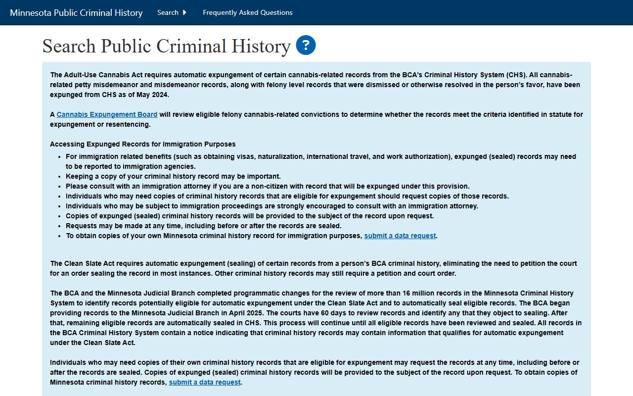 Douglas County warrant records BCA public criminal history